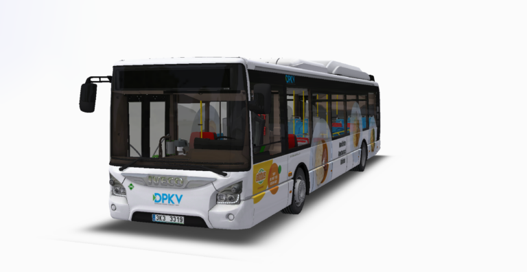 Iveco Urbanway 12M CNG – DPKV 434, CVR Globus, bílá s grafikou